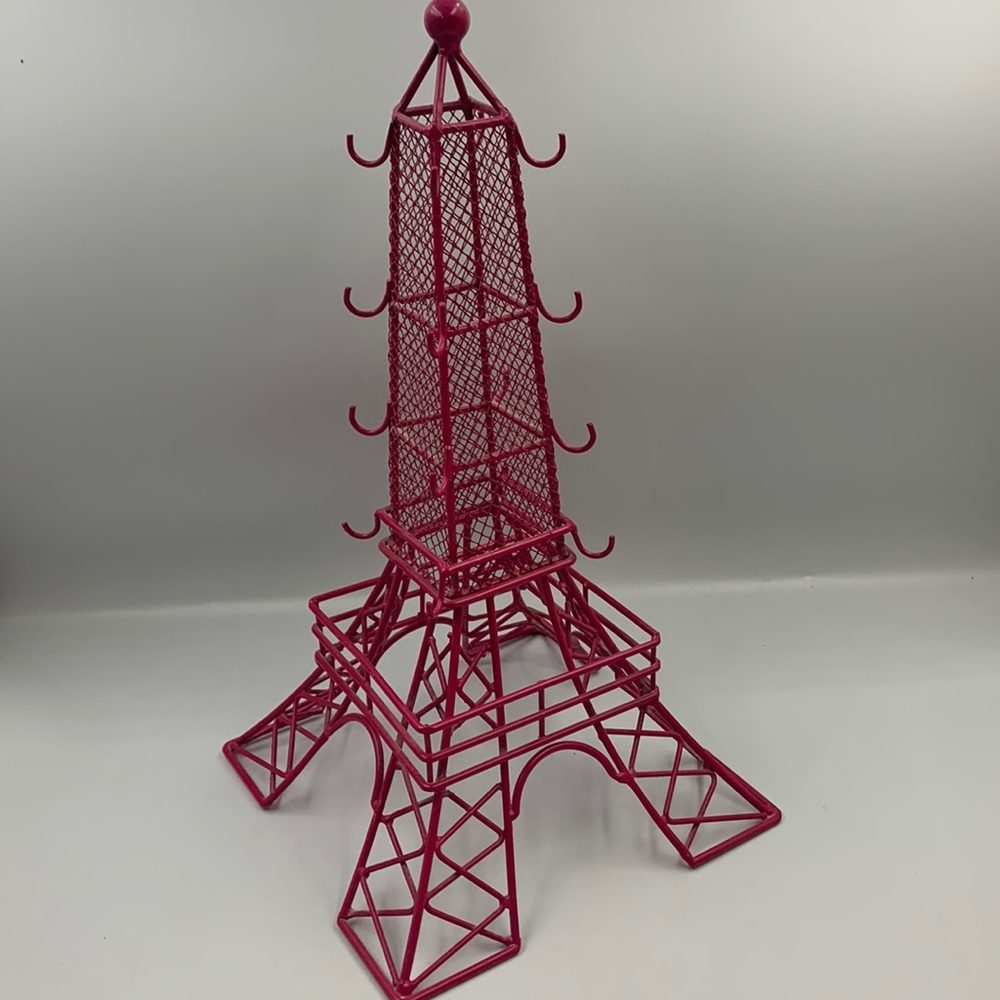 Eiffel tower jewelry stand.